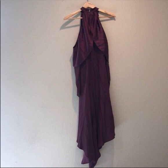 Parker Womens Size 2 Tanya Asymmetric Silk Dress - Picture 6 of 8